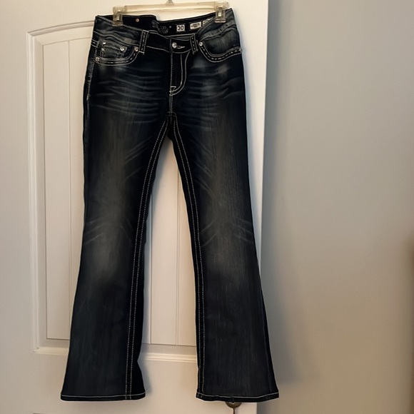 Miss Me traditional boot size 30-rise8” and inseam 30”. Perfect condition. - Picture 2 of 5